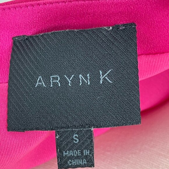 Aryn K. Womens Size Small Fuchsia Blazer Hook Closure Jacket Sexy - Picture 11 of 13